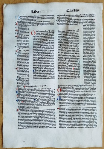 Großes original inkunabel - großes,