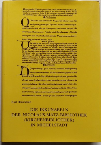 Die inkunabeln der - inkunabeln,