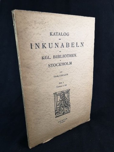 Katalog der inkunabeln - katalog,