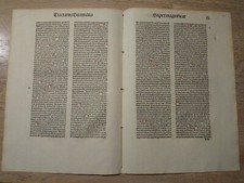 Inkunabel 1488 Doppelblatt