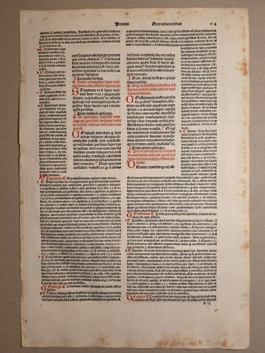 Inkunabelblatt de - –,