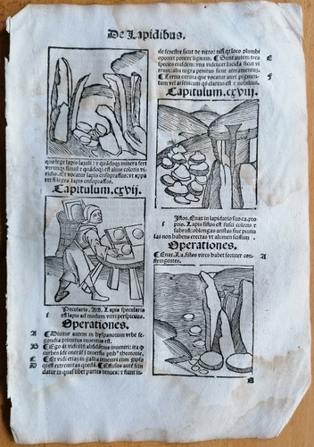 Original post inkunabel blatt - post, inkunabel-blatt