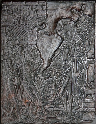 Druckstock fegefeuer meister - fegefeuer,