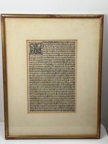 Inkunabel blatt megenberg - megenberg, buch