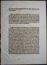 RECHT JURA INKUNABEL BLATT