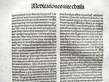 Meditationes - Inkunabel Blatt