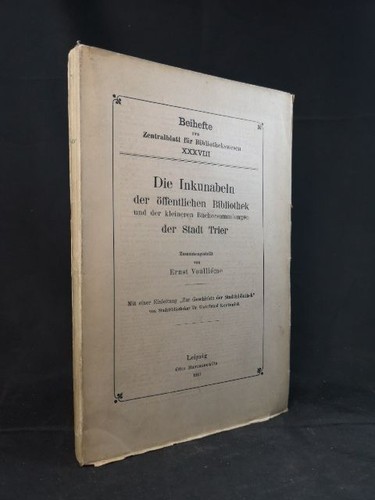 Die inkunabeln der - inkunabeln,