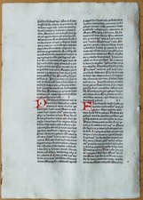 Judicum - Original Inkunabel