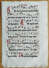 Original Post Inkunabel Blatt