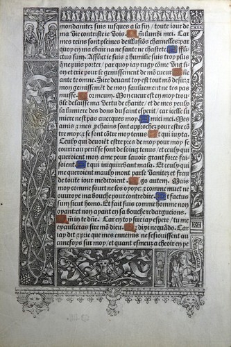 Stundenbuchblatt gedruckt - stundenbuchblatt,