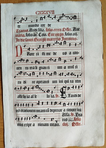 Original post inkunabel blatt - inkunabel,